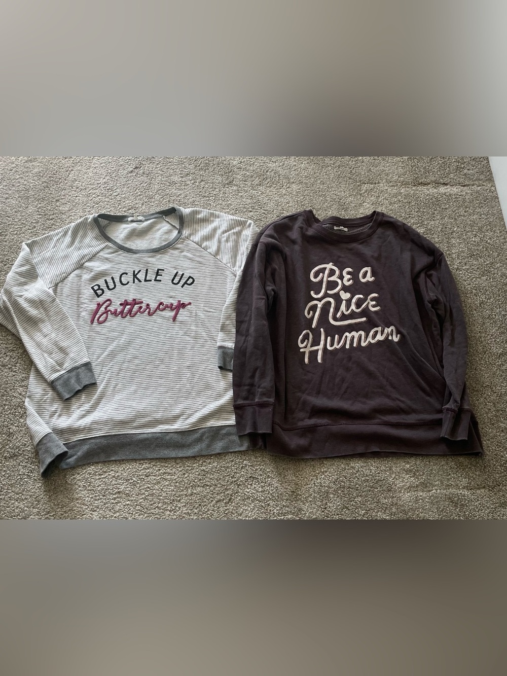 Maurices set of two sweatshirts
